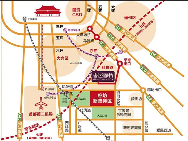 香邑廊桥区域交通介绍