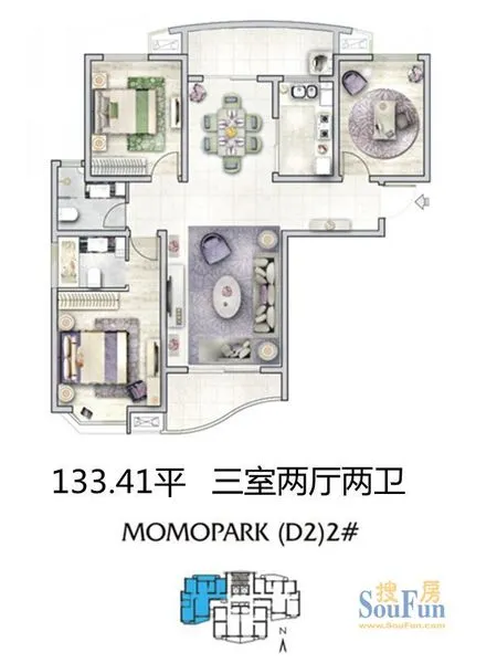 西安MOMO PARK 户型介绍