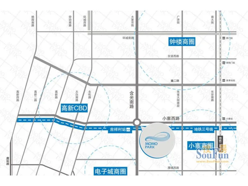 西安MOMO PARK 区域交通
