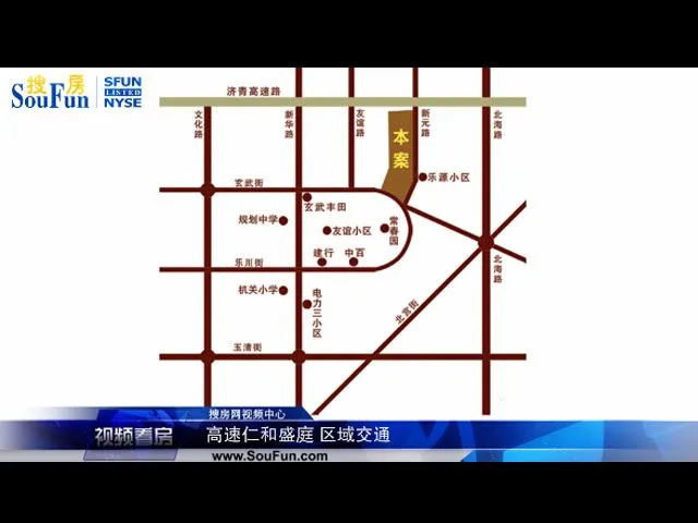 潍坊高速仁和盛庭区域交通