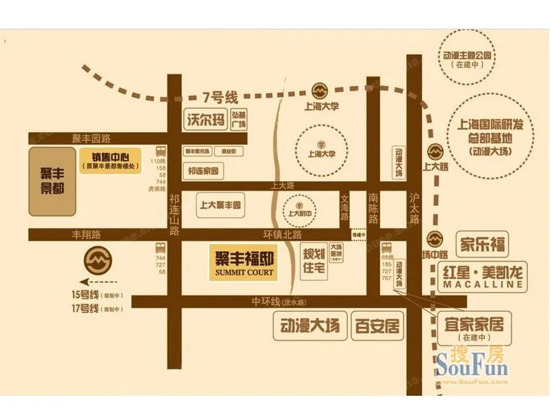 上海聚丰福邸区域交通介绍