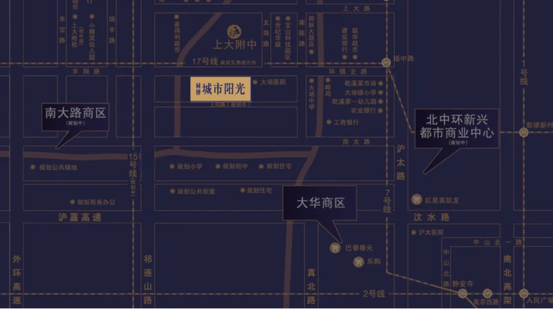 上海同济城市阳光区域交通介绍