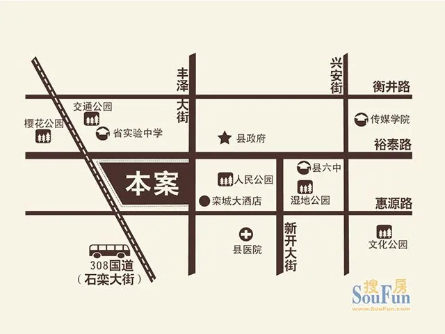 石家庄智高常春藤区位交通