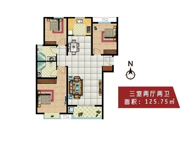石家庄建投福美国际户型介绍