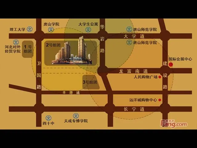 唐山世纪学庭区域交通