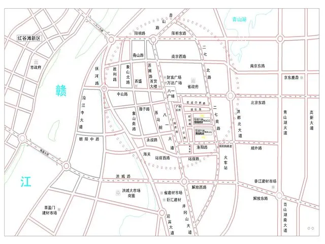 南昌百力佳建材家居生活MALL区域交通介绍