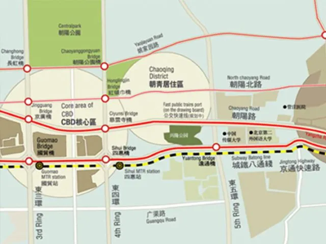 北京新天地区域交通介绍