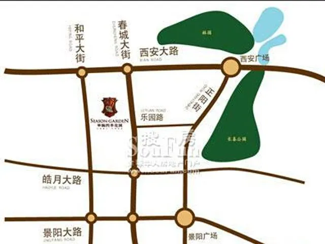 华瀚四季花园区域交通介绍