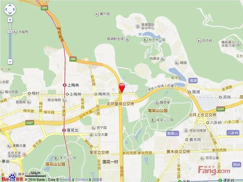 深圳笔架山公馆区域交通