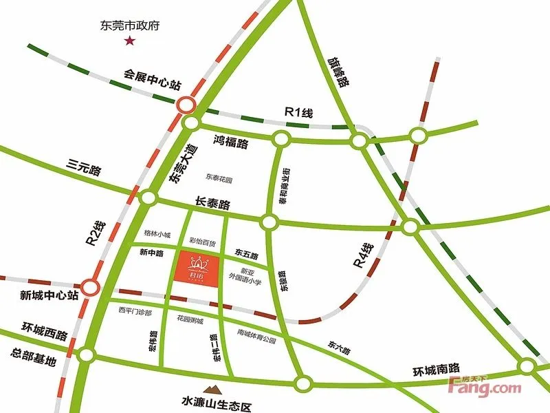 东莞君珆花园区域交通状况