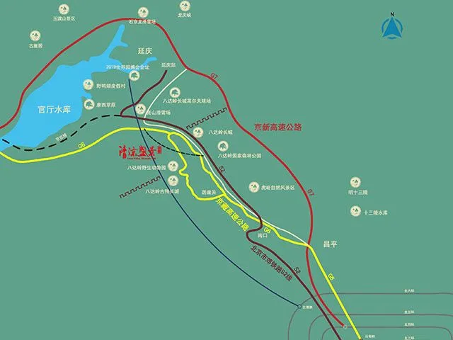 北京清凉盛景区域交通介绍