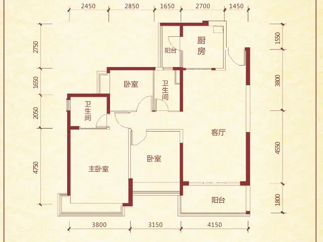 成都恒大金碧天下户型介绍