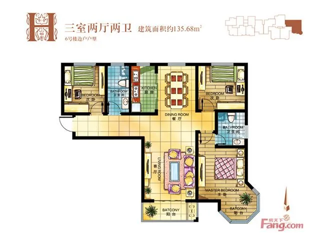 石家庄御江景城户型介绍