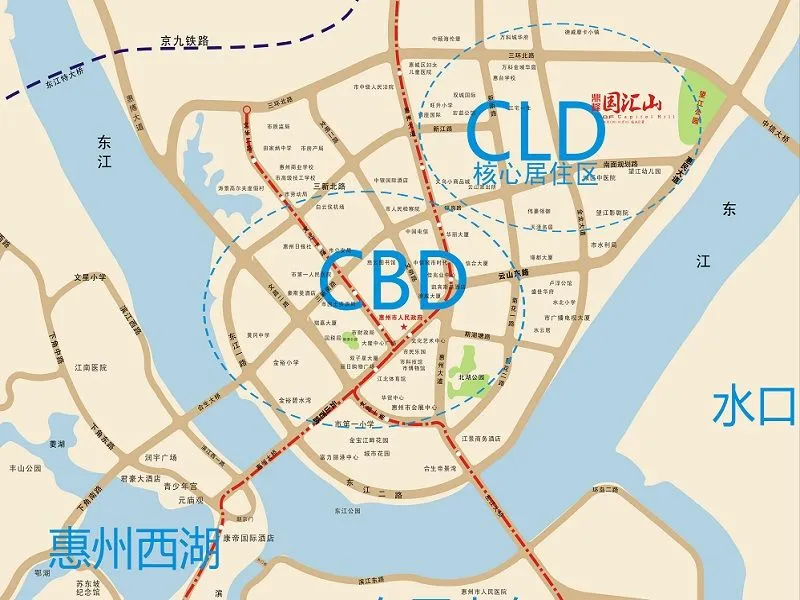 惠州鼎峰国汇山区域交通介绍