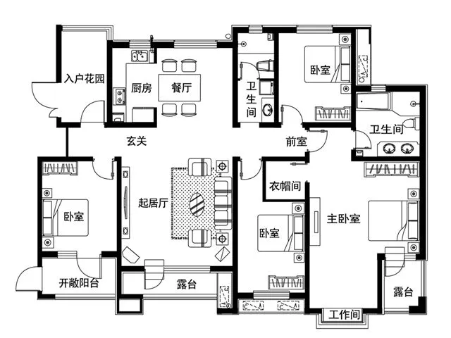 廊坊宏泰龙邸户型介绍