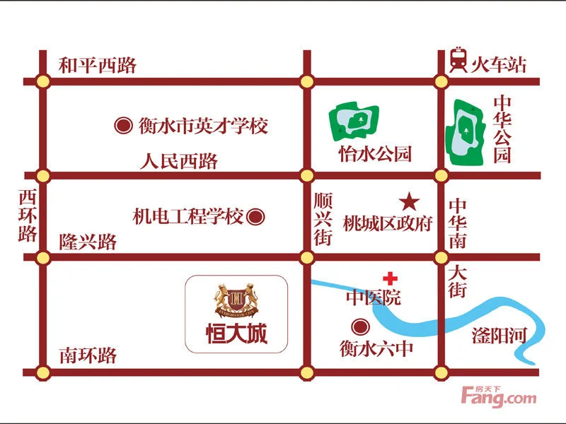 衡水恒大城区域交通介绍
