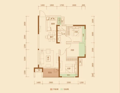 广州金地悦荔户型介绍