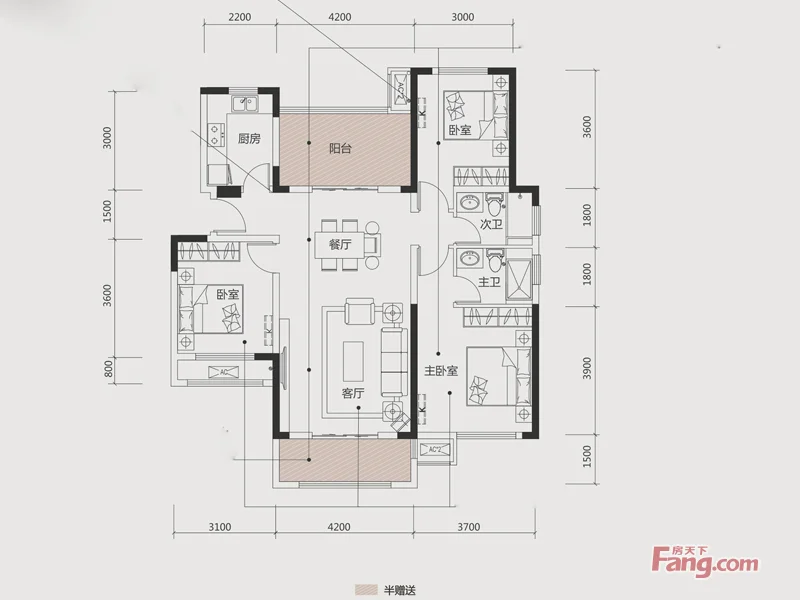长沙绿地新都会户型介绍