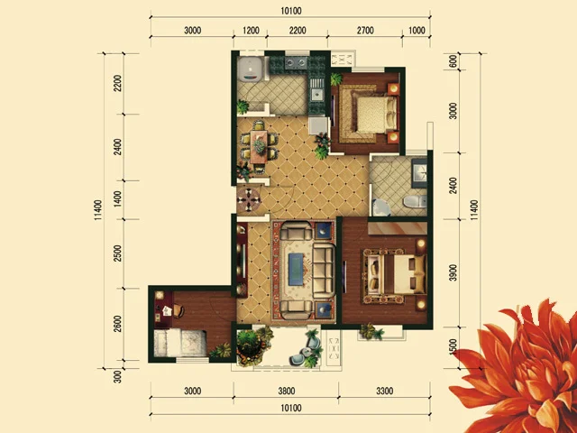 永裕盛景户型介绍