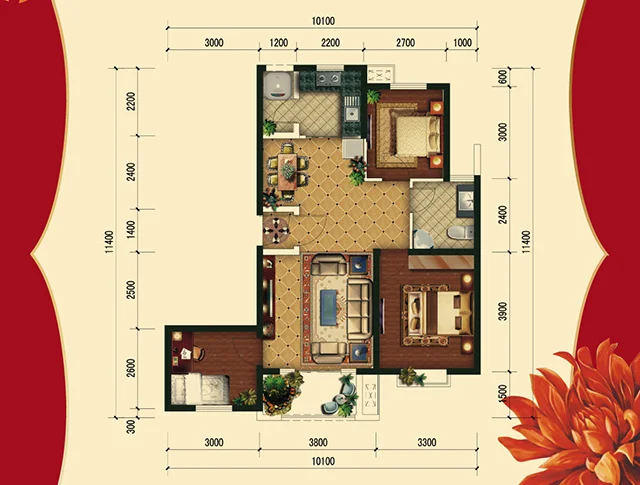 永裕盛景户型介绍