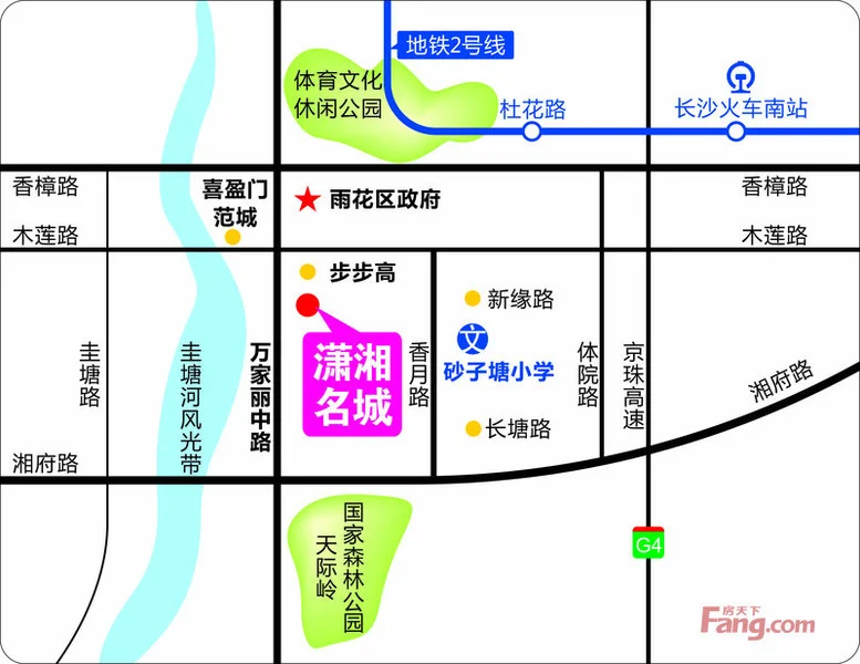 长沙新里程潇湘名城区域交通介绍