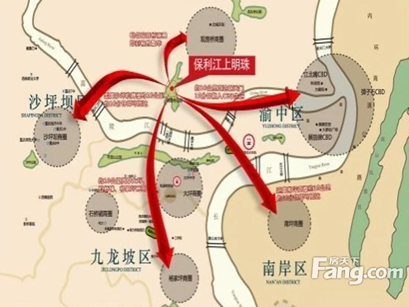 重庆保利山庄区域交通介绍