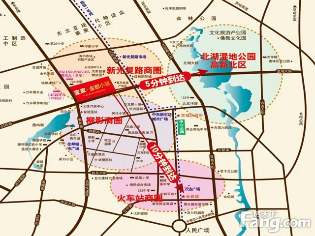 宜家金都小镇区域交通介绍