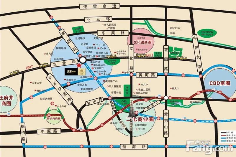 郑州物华国际区域交通介绍