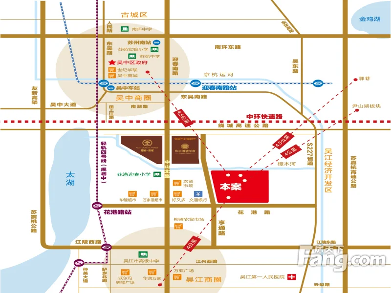 苏州伟业迎春城区域交通介绍