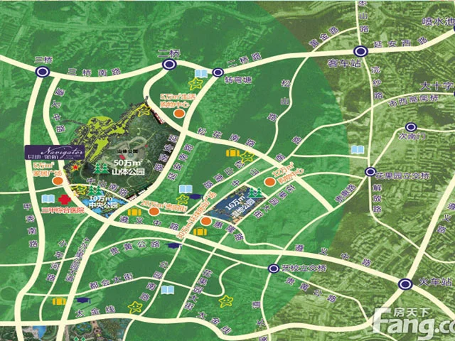 贝地领航区域交通介绍