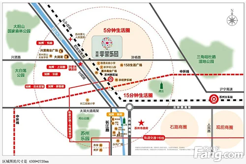 苏州旭辉苹果乐园项目区域交通介绍