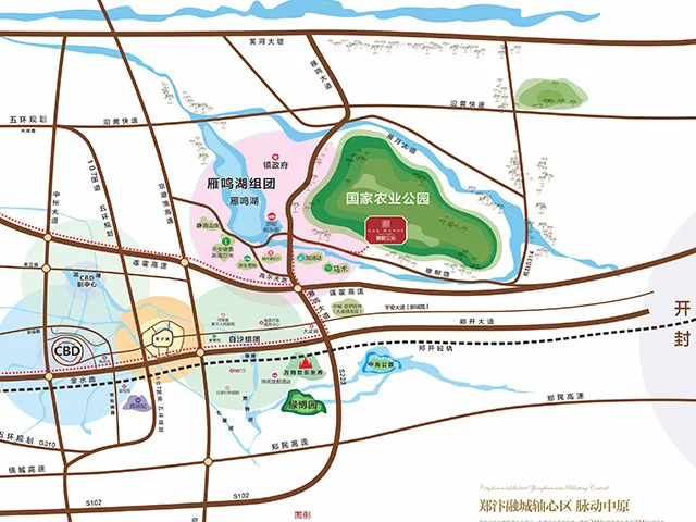 郑州橡树文苑区域交通介绍