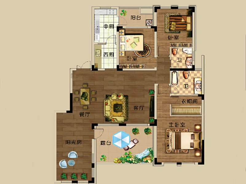 长沙新兴北京御园户型介绍