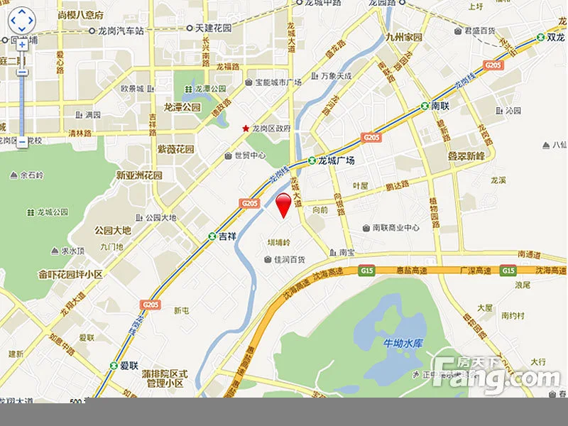 深圳金地龙城中央区域交通