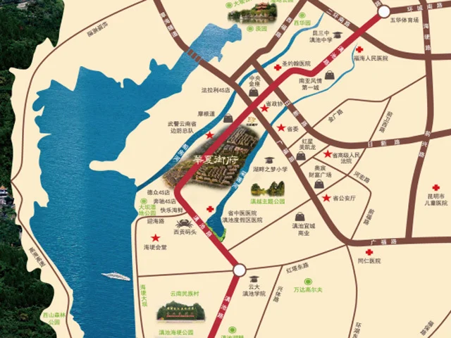 华夏御府区域交通介绍