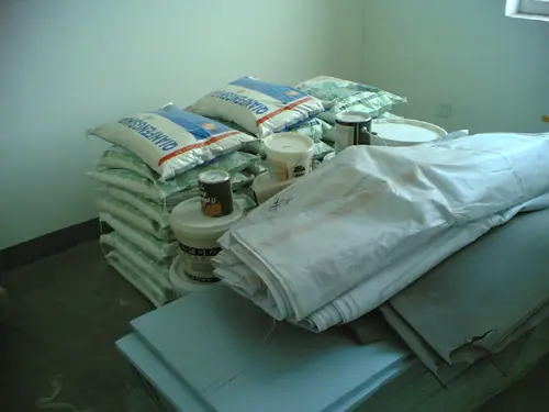 阔达工地现场照片,现在是材料进场阶段-装修图