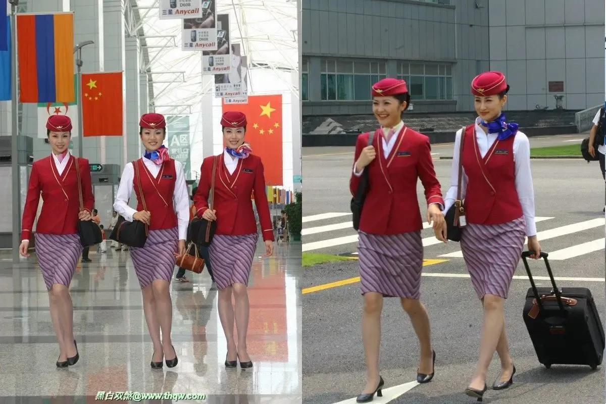 南方<em>航空空姐</em>的新<em>服装</em>很漂亮,法国著名时装师