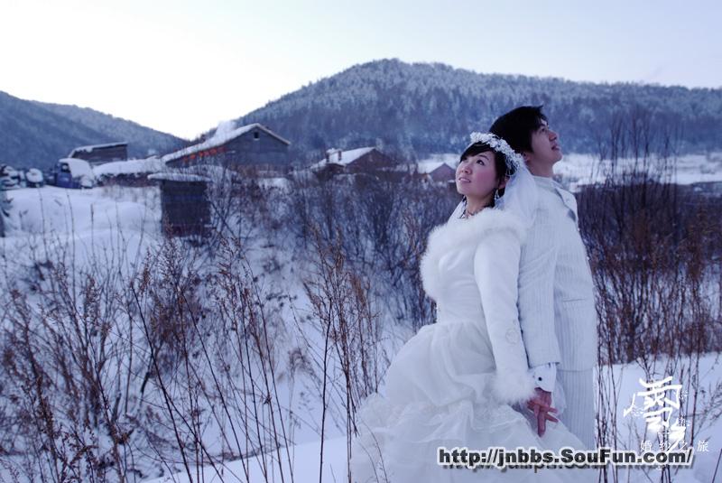 哪里的雪景最美_最美雪景婚纱照