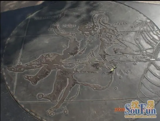 精美的12星座图,具有希腊传统特色。-理想之城