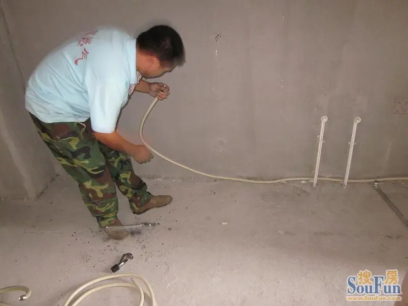 花儿装修日记】9月4日地暖打压and燃气管道修