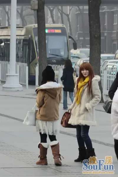 小白楼、<em>滨江道美女</em>扫街,美丽又冻人~-休闲娱