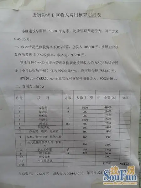 收入支出明细表模板_物业收入支出明细表(2)