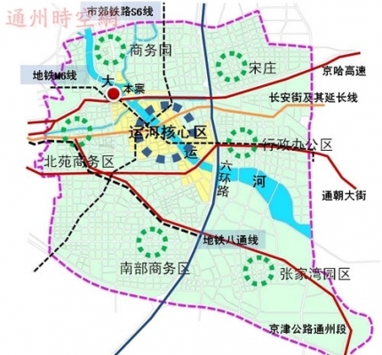 香河未来地铁,通州地铁的规划图
