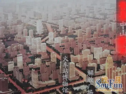 石家庄远景规划 石家庄高楼盖的太多了,两图对照你有何感高清图片