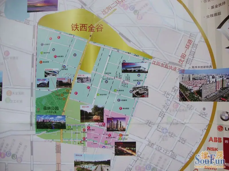 "铁西金谷"选址铁路线以南,北一路以北,红旗桥以东,卫工街以西及东