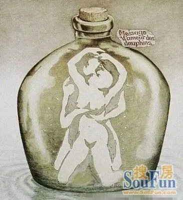 张图片测试你的好色程度 画名为《海豚的爱》