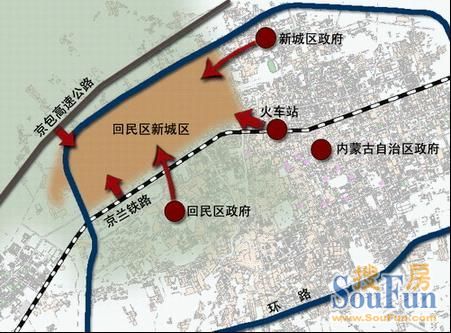 呼和浩特市回民区新区——成吉思汗大街西线规划