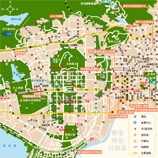 酒店布局趋势转移与福田区的发展息息相关,福田cbd是深圳市图片