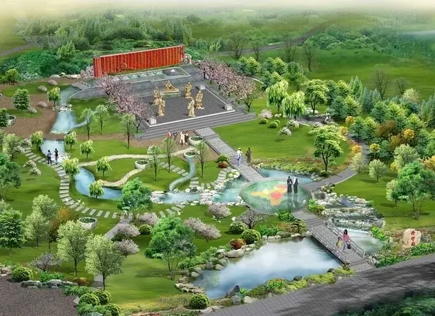济南园博园--齐鲁园设计方案2 -绘于九天之上