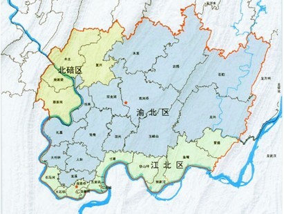 (一)两江新区规划范围与定位